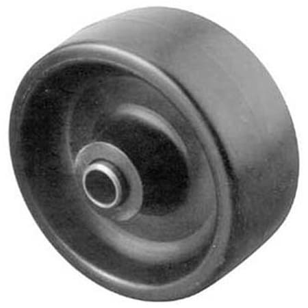 Allpoints Wheel, 3" , 3/8"Id, W/Bushing, Blk 1201178